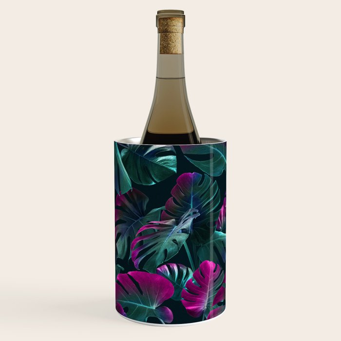 Tropical Monstera Leaf Garden Wine Chiller Gallery Image 1
