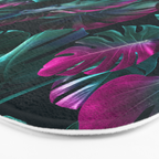 Tropical Monstera Leaf Garden Bath Mat Gallery Image 3