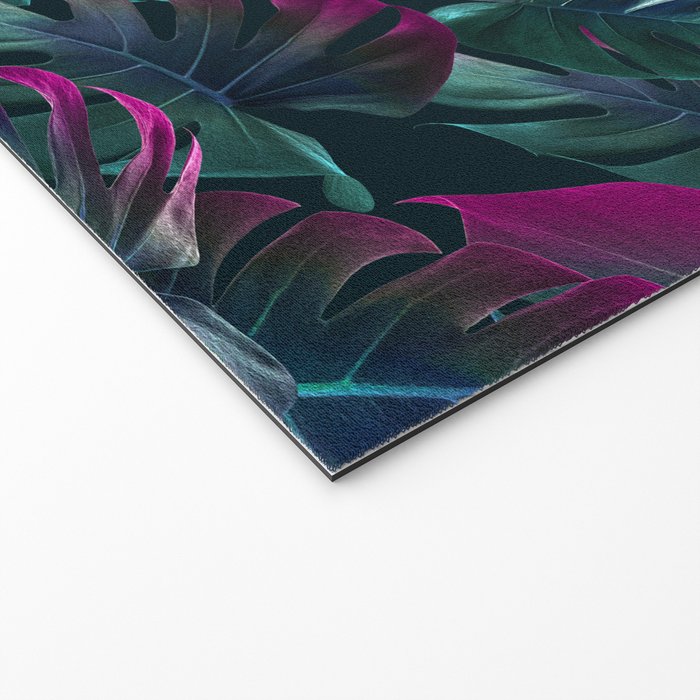 Tropical Monstera Leaf Garden Welcome Mat Gallery Image 2