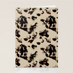 Chic Tortoise Shell on Ivory Stationery Card Gallery Image 2