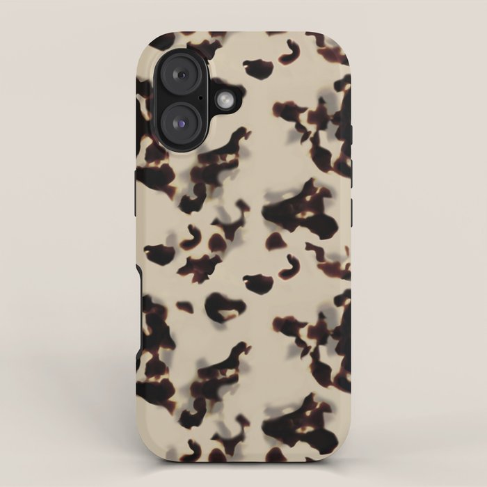 Chic Tortoise Shell on Ivory iPhone Case Gallery Image 1