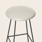 Solid Cream (Off White) Stool Gallery Image 2