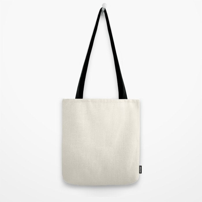 Solid Cream (Off White) Tote Bag Gallery Image 2