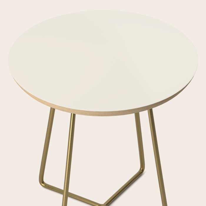Solid Cream (Off White) Side Table Gallery Image 2