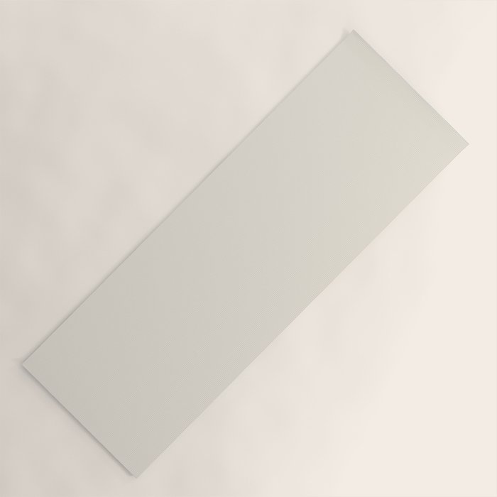 Solid Cream (Off White) Yoga Mat Gallery Image 1