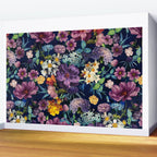 The Secret Glow of Night Flowers Wall Mural Gallery Image 2