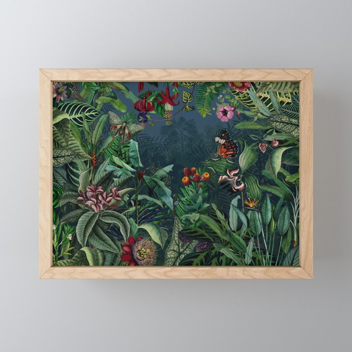Midnight rainforest I Mini Art Print Gallery Image 1