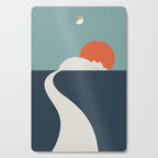 Cat Landscape 3 : Cat road Cutting Board Gallery Image 1