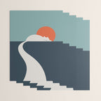 Cat Landscape 3 : Cat road Wrapping Paper Gallery Image 3