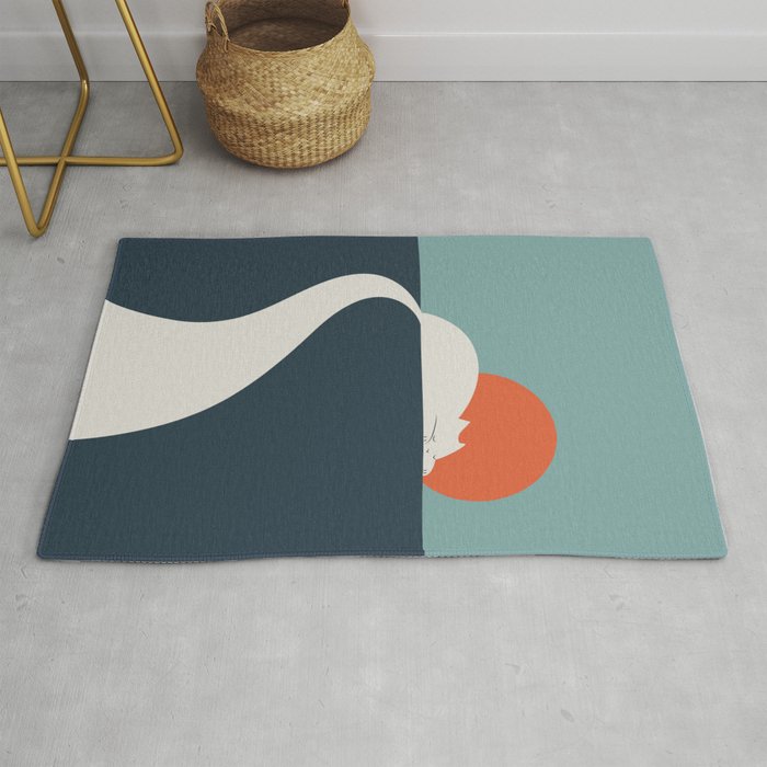 Cat Landscape 3 : Cat road Rug Gallery Image 1