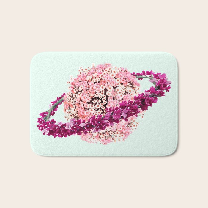 FLORAL PLANET Bath Mat Gallery Image 1