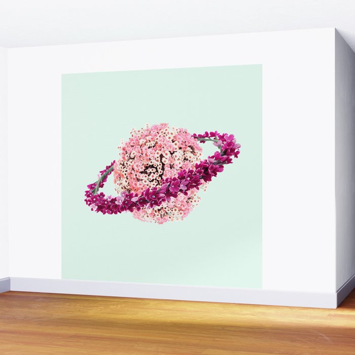 FLORAL PLANET Wall Mural Gallery Image 2