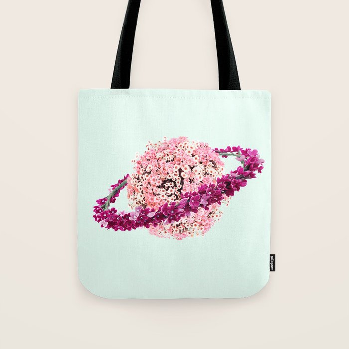 FLORAL PLANET Tote Bag Gallery Image 1