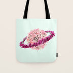 FLORAL PLANET Tote Bag Gallery Image 1