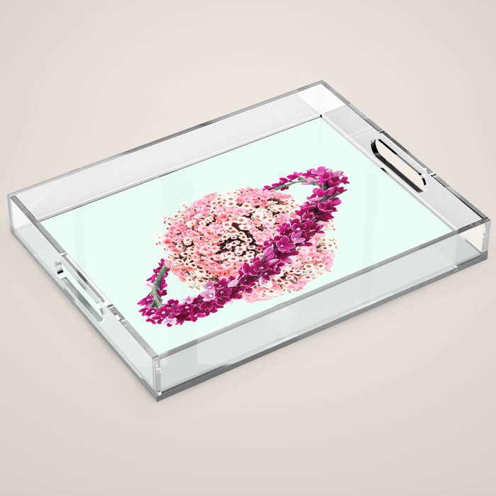 FLORAL PLANET Acrylic Tray Gallery Image 1
