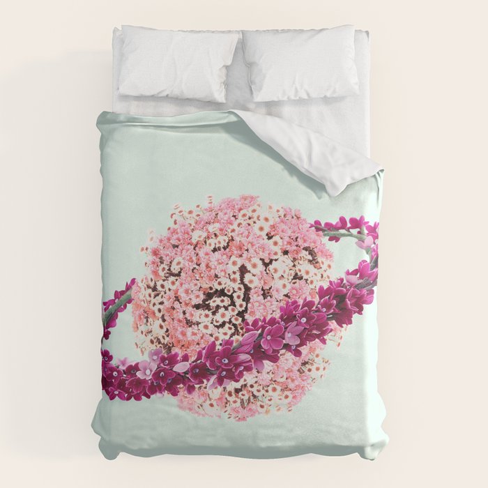 FLORAL PLANET Duvet Cover Gallery Image 1