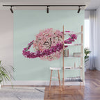 FLORAL PLANET Wall Mural Gallery Image 1