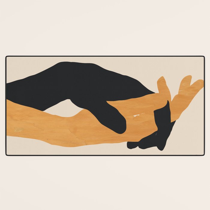 Holding Hands 2 Desk Mat Gallery Image 3