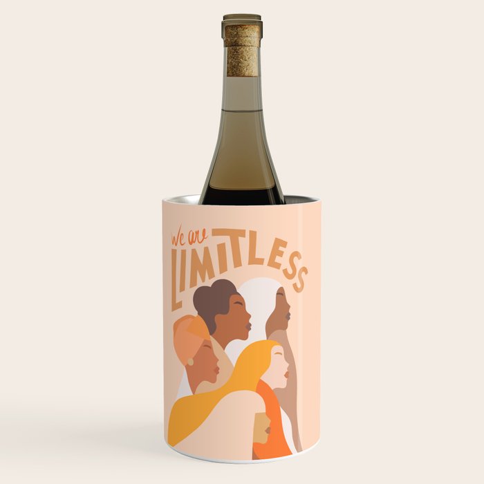Girl Power - We are limitless  Wine Chiller Gallery Image 1