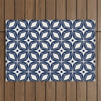Starburst - Navy Outdoor Rug Gallery Image 1