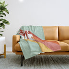 DREAM BIG - positive typography Throw Blanket Gallery Image 1