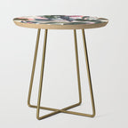 Colorful Tropical Palm Leaves on White Side Table Gallery Image 1