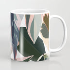 Colorful Tropical Palm Leaves on White Coffee Mug Gallery Image 1