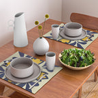 Yellow floral bold rustic talavera tile mexican interior design Placemat Gallery Image 2