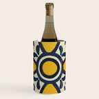 Yellow floral bold rustic talavera tile mexican interior design Wine Chiller Gallery Image 1