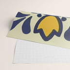 Yellow floral bold rustic talavera tile mexican interior design Wrapping Paper Gallery Image 2