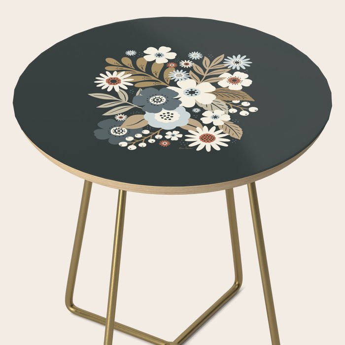 Fall Floral Botanicals Side Table Gallery Image 2