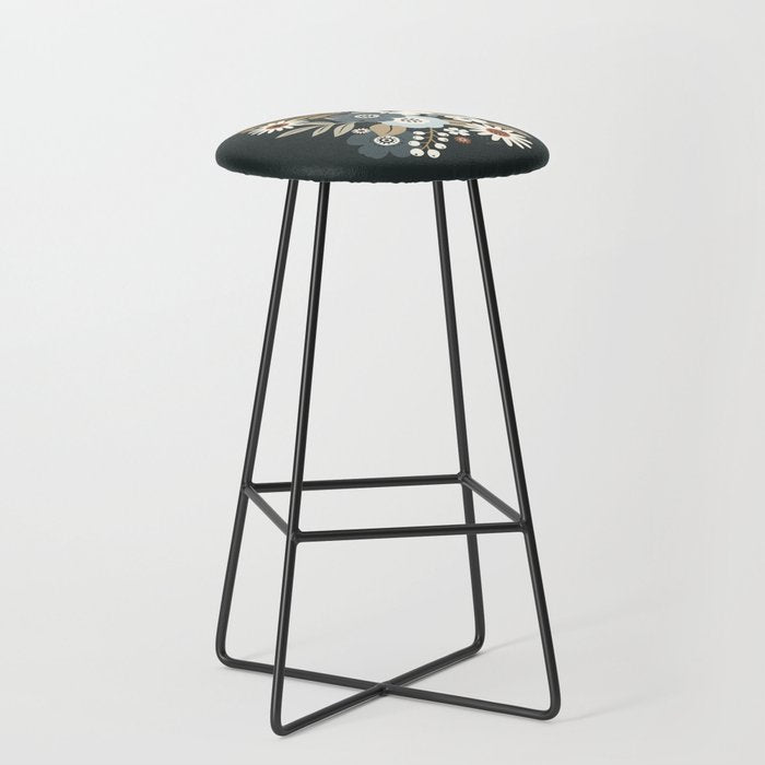 Fall Floral Botanicals Stool Gallery Image 1