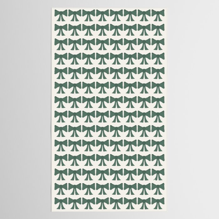 Vintage Bows IV Green Tablecloth Gallery Image 2