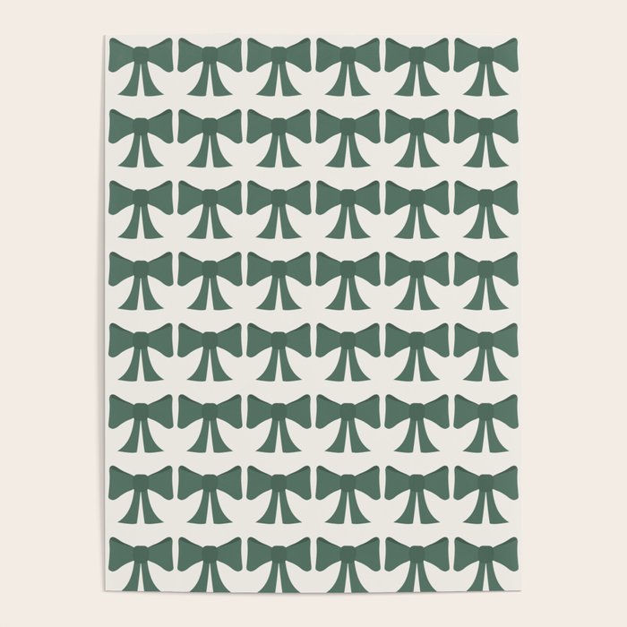Vintage Bows IV Green Poster Gallery Image 4