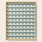 Vintage Bows IV Green Serving Tray Gallery Image 1