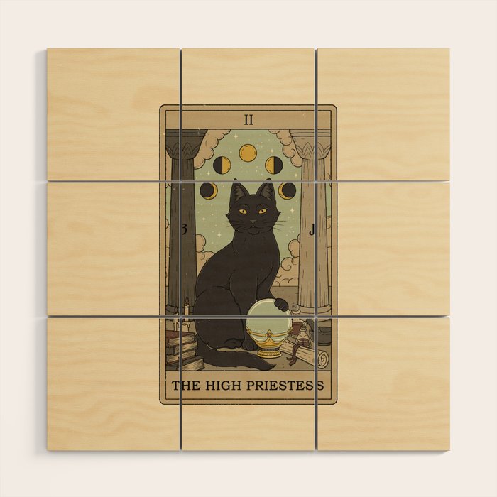 The High Priestess Wood Wall Art Gallery Image 1
