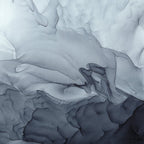 Gray Black Gradient Flowing Abstract Painting Coffee Mug Gallery Image 2