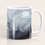 Gray Black Gradient Flowing Abstract Painting Coffee Mug Gallery Image 1