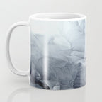 Gray Black Gradient Flowing Abstract Painting Coffee Mug Gallery Image 3