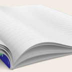 Dandelion Florals on Blue Notebook Gallery Image 2