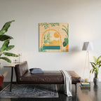 Resort Life Sunset Landscape / Villa Series Wood Wall Art Gallery Image 2
