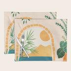 Resort Life Sunset Landscape / Villa Series Placemat Gallery Image 1
