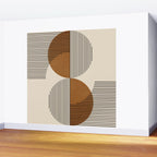 Abstraction_SUNSHINE_BALANCE_YINYANG_LINE_POP_ART_0630A Wall Mural Gallery Image 2