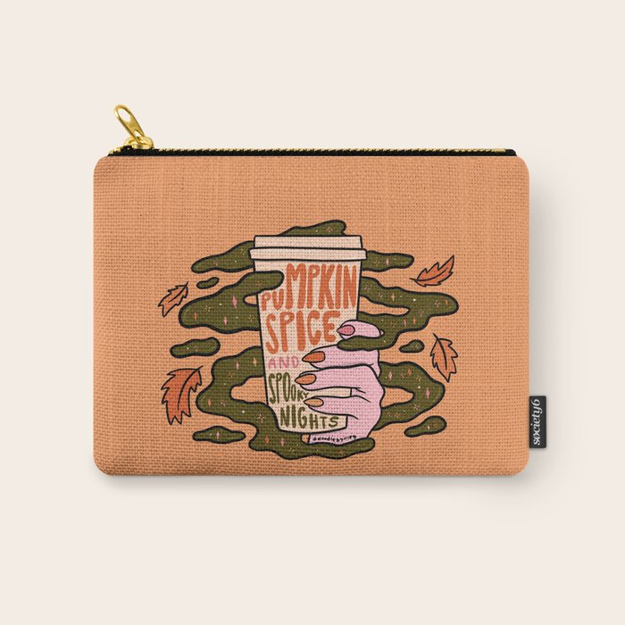 Pumpkin Spice and Spooky Nights Carry All Pouch Gallery Image 1
