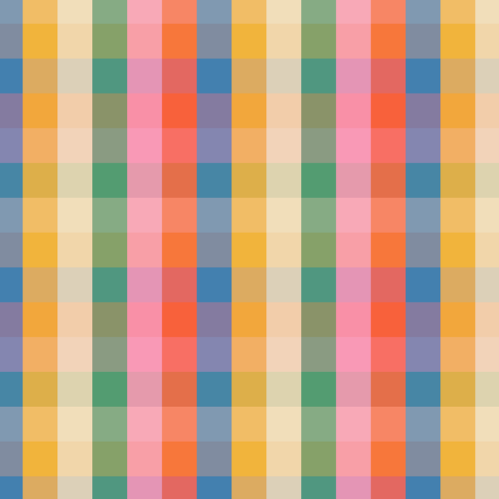 Colourful Rainbow Stripe Plaid Pattern Coffee Mug Gallery Image 2