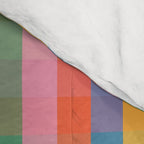Colourful Rainbow Stripe Plaid Pattern Comforter Gallery Image 4