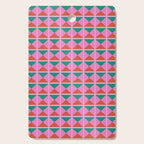 Retro Christmas Triangle Checkerboard Pattern Cutting Board Gallery Image 1