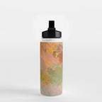 Modern contemporary Yellow Orange Abstract Water Bottle Gallery Image 2