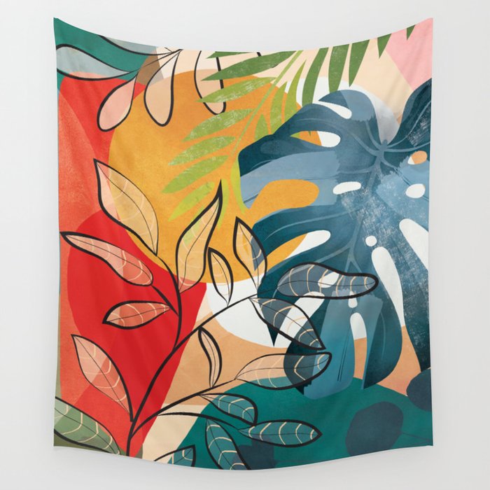 Peaceful Garden Feelings 07 Wall Tapestry Gallery Image 4
