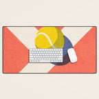 BALLS / Tennis - clay court II Desk Mat Gallery Image 1